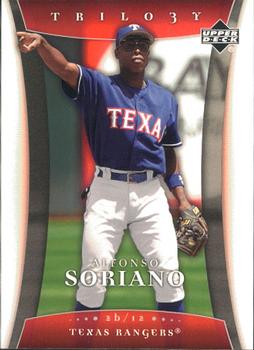 2005 Upper Deck Trilogy #6 Alfonso Soriano Front