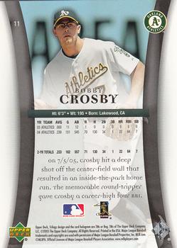 2005 Upper Deck Trilogy #11 Bobby Crosby Back