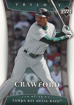 2005 Upper Deck Trilogy #15 Carl Crawford Front