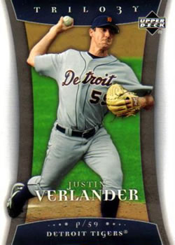 2005 Upper Deck Trilogy #57 Justin Verlander Front