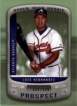 2005 Upper Deck Update #137 Luis Hernandez Front