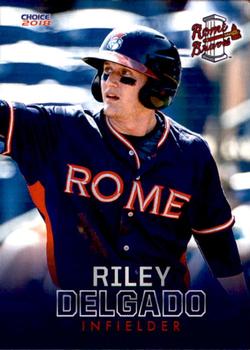 2018 Choice Rome Braves #10 Riley Delgado Front