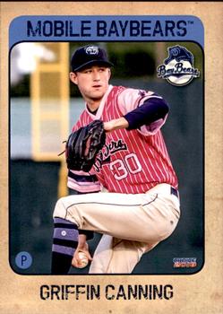 2018 Choice Mobile BayBears #4 Griffin Canning Front