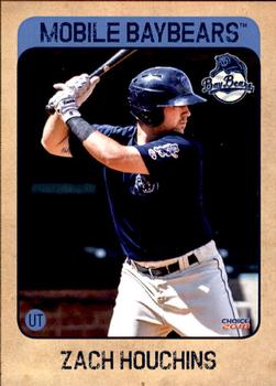 2018 Choice Mobile BayBears #8 Zach Houchins Front