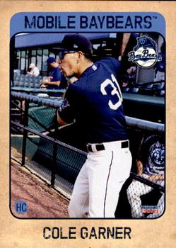 2018 Choice Mobile BayBears #27 Cole Garner Front