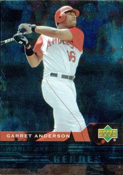 2005 Upper Deck - World Series Heroes #WS-1 Garret Anderson Front