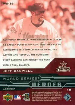 2005 Upper Deck - World Series Heroes #WS-19 Jeff Bagwell Back