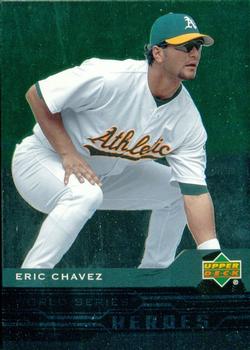 2005 Upper Deck - World Series Heroes #WS-34 Eric Chavez Front
