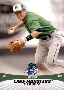 2010 Choice Vermont Lake Monsters #16 Blake Kelso Front