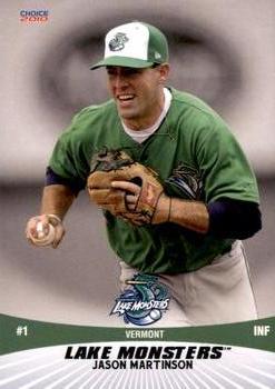 2010 Choice Vermont Lake Monsters #19 Jason Martinson Front