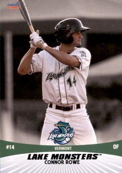 2010 Choice Vermont Lake Monsters #27 Connor Rowe Front