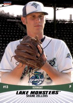 2010 Choice Vermont Lake Monsters #31 Shane Zellers Front