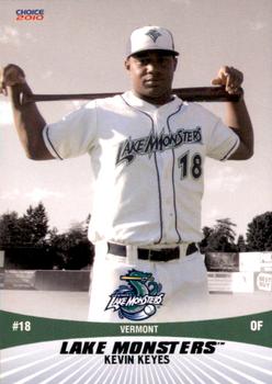 2010 Choice Vermont Lake Monsters #33 Kevin Keyes Front