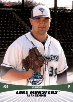 2010 Choice Vermont Lake Monsters #34 Ryan Demmin Front