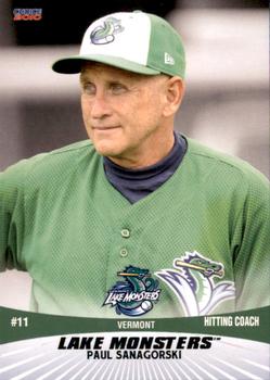 2010 Choice Vermont Lake Monsters #35 Paul Sanagorski Front