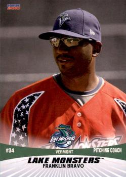 2010 Choice Vermont Lake Monsters #36 Franklin Bravo Front