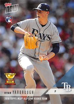 2018 Topps Now - Rookie Cup #RC11 Ryan Yarbrough Front
