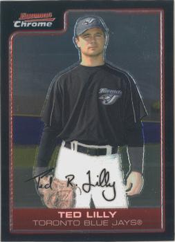 2006 Bowman Chrome #2 Ted Lilly Front