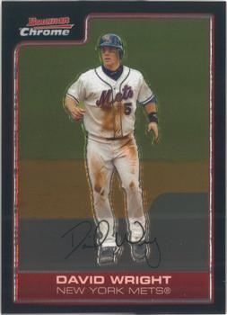 2006 Bowman Chrome #70 David Wright Front