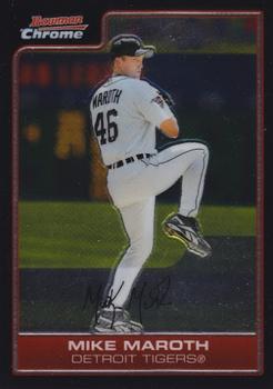 2006 Bowman Chrome #98 Mike Maroth Front
