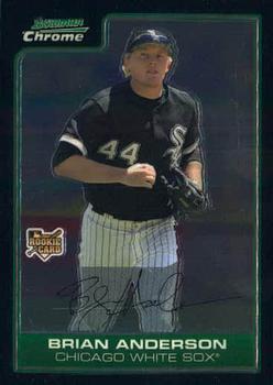 2006 Bowman Draft Picks & Prospects - Chrome #BDP7 Brian Anderson Front