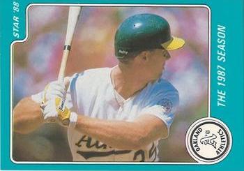 1988 Star Mark McGwire (Aqua) - Glossy #7 Mark McGwire Front