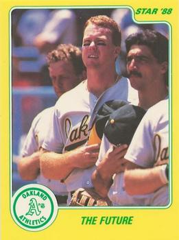 1988 Star Mark McGwire (Yellow) - Glossy #12 Mark McGwire Front