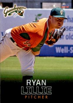 2018 Choice Greensboro Grasshoppers #17 Ryan Lillie Front