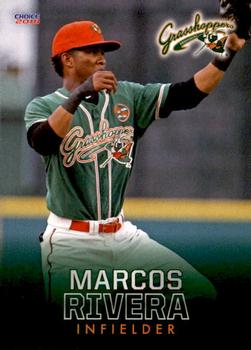 2018 Choice Greensboro Grasshoppers #24 Marcos Rivera Front