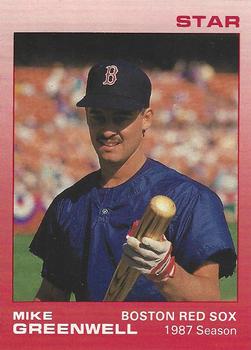 1989 Star Mike Greenwell Red - Glossy #7 Mike Greenwell Front