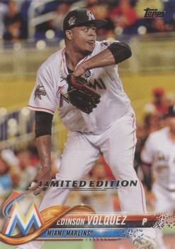 2018 Topps - Limited #22 Edinson Volquez Front