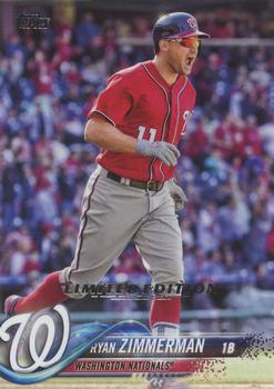 2018 Topps - Limited #58 Ryan Zimmerman Front