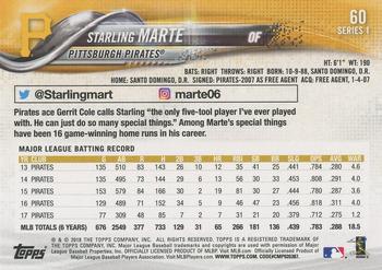 2018 Topps - Limited #60 Starling Marte Back