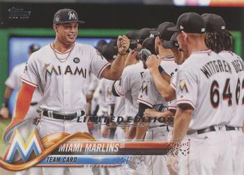2018 Topps - Limited #73 Miami Marlins Front