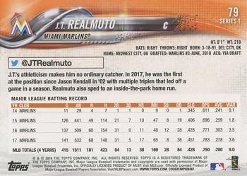 2018 Topps - Limited #79 J.T. Realmuto Back