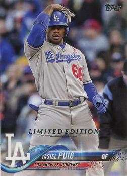 2018 Topps - Limited #89 Yasiel Puig Front
