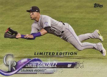 2018 Topps - Limited #110 Carlos Gonzalez Front