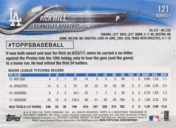 2018 Topps - Limited #121 Rich Hill Back
