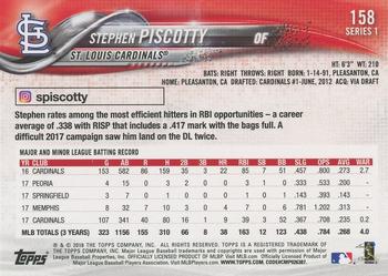 2018 Topps - Limited #158 Stephen Piscotty Back