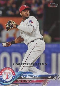 2018 Topps - Limited #323 Elvis Andrus Front