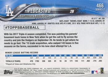 2018 Topps - Limited #466 Tim Locastro Back