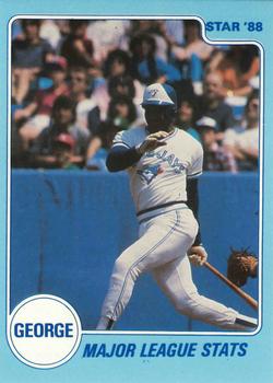 1988 Star George Bell #3 George Bell Front
