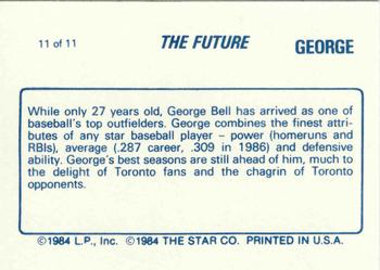 1988 Star George Bell #11 George Bell Back