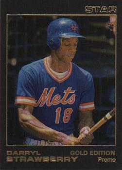 1988-89 Star Gold - Promos #NNO Darryl Strawberry Front