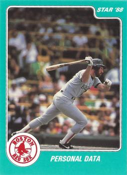 1988 Star Wade Boggs - Glossy #10 Wade Boggs Front