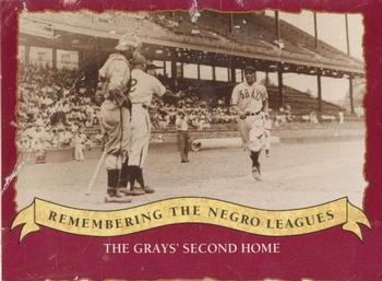 1992 Tuff Stuff Remembering the Negro Leagues #1 The Grays' Second Home Front