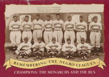 1992 Tuff Stuff Remembering the Negro Leagues #2 Champions: The Monarchs and The Bus Front