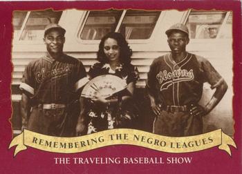 1992 Tuff Stuff Remembering the Negro Leagues #3 The Traveling Baseball Show Front