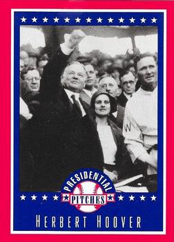 1992 Tuff Stuff Presidential Pitches #3 Herbert Hoover Front