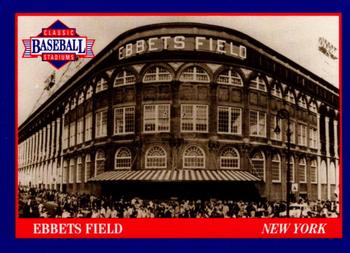 1992 Tuff Stuff Classic Baseball Stadiums #6 Ebbets Field Front